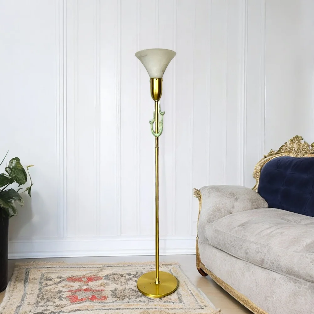 ヴィンテージ照明　50-60’s Rembrandt Lamp社製　フロアランプ Vintage Rembrandt Torchiere Lamp - Mid Century Sculptural Light
